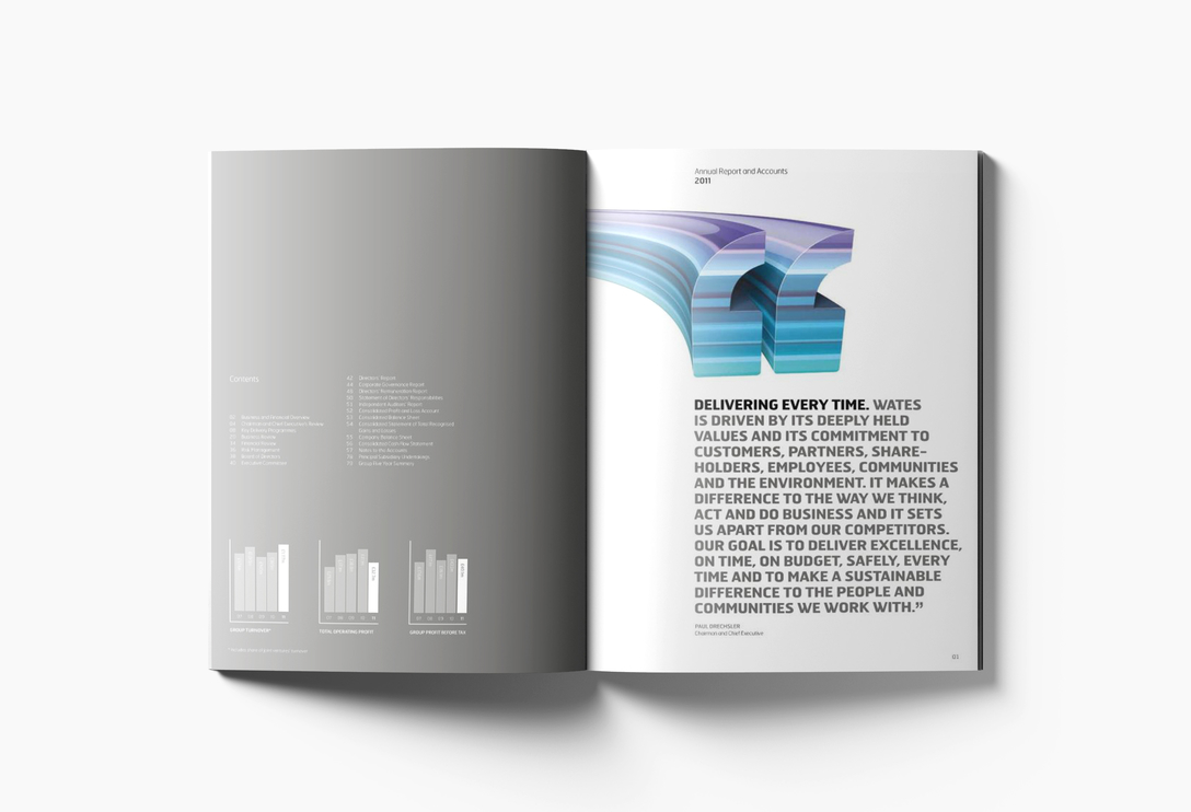WATES 物流貨運(yùn)工業(yè)集團(tuán)年報(bào)畫(huà)冊(cè)設(shè)計(jì)“速度線條”篇