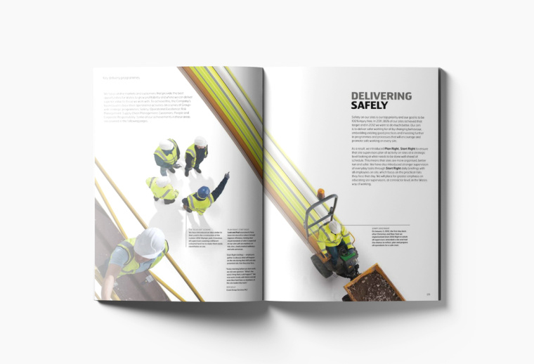 WATES 物流貨運(yùn)工業(yè)集團(tuán)年報(bào)畫(huà)冊(cè)設(shè)計(jì)“速度線條”篇