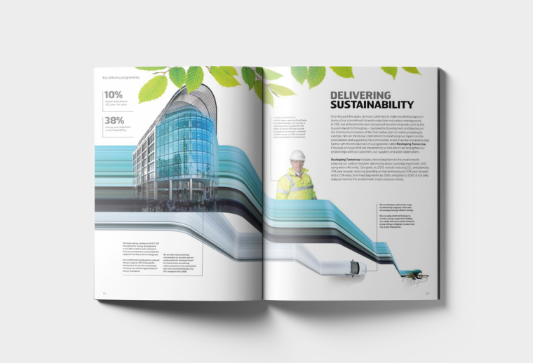 WATES 物流貨運(yùn)工業(yè)集團(tuán)年報(bào)畫(huà)冊(cè)設(shè)計(jì)“速度線條”篇