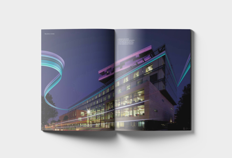 WATES 物流貨運(yùn)工業(yè)集團(tuán)年報(bào)畫(huà)冊(cè)設(shè)計(jì)“速度線條”篇