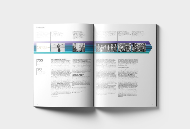 WATES 物流貨運(yùn)工業(yè)集團(tuán)年報(bào)畫(huà)冊(cè)設(shè)計(jì)“速度線條”篇