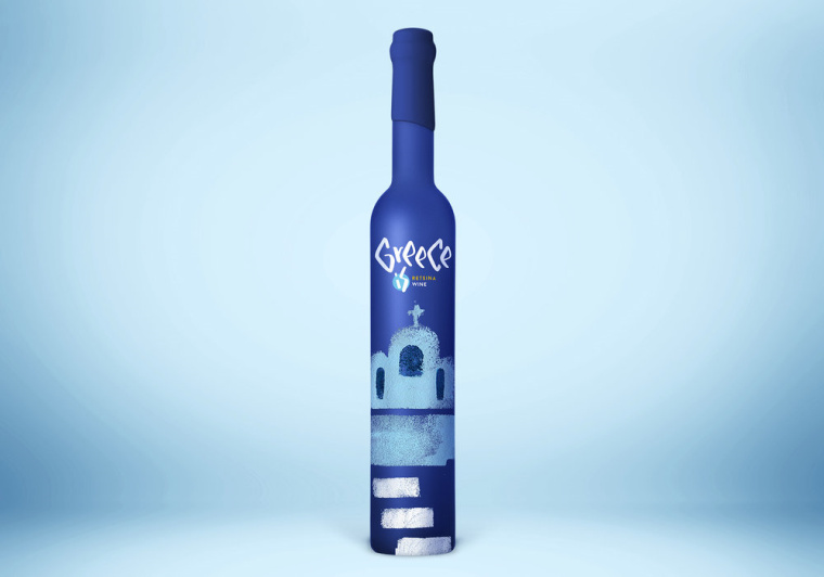 橄欖油包裝：一個(gè)美麗的希臘地方特產(chǎn)食品包裝設(shè)計(jì)概念：送你去希臘的陽(yáng)光島