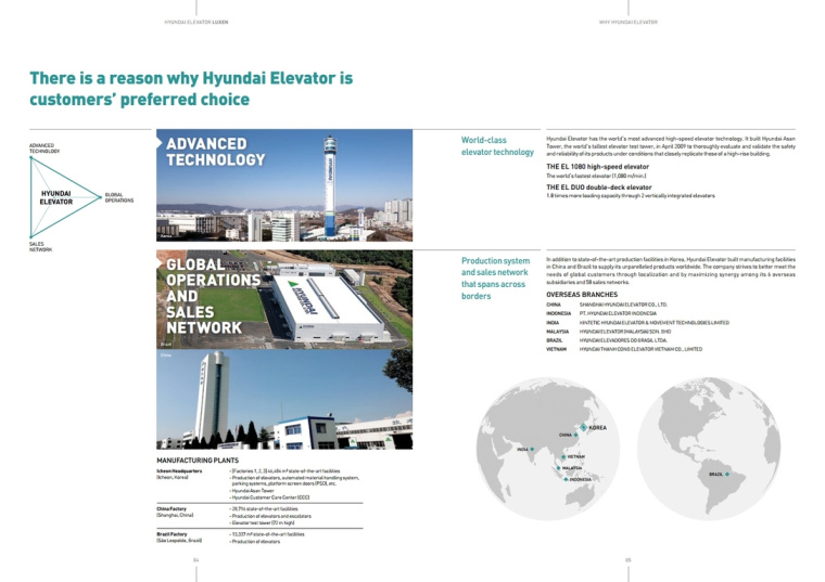 LUXEN電梯宣傳畫冊(cè)與產(chǎn)品樣本手冊(cè)設(shè)計(jì)，銀色工業(yè)科技風(fēng)與生活感