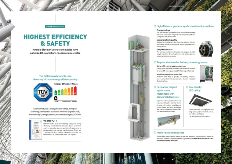 LUXEN電梯宣傳畫冊(cè)與產(chǎn)品樣本手冊(cè)設(shè)計(jì)，銀色工業(yè)科技風(fēng)與生活感