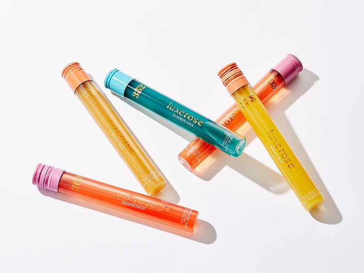 鮮艷、繽紛、有趣的Luxerose雞尾酒包裝設計插畫設計