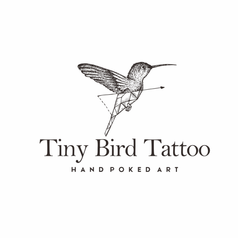 獨(dú)特的酷標(biāo)志設(shè)計(jì)-蜂鳥oragami標(biāo)志設(shè)計(jì)