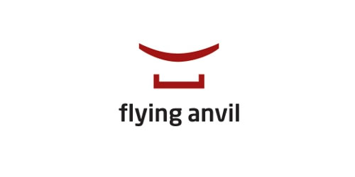 紅色標(biāo)志設(shè)計(jì)靈感品牌Flying Anvil