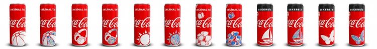 可口可樂推出熱變色易拉罐包裝設計