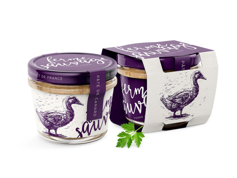 法式Paté肉醬包裝設(shè)計,運(yùn)用生動的鴨子插畫設(shè)計 法式Paté肉醬包裝設(shè)計,運(yùn)用生動的鴨子插畫設(shè)計