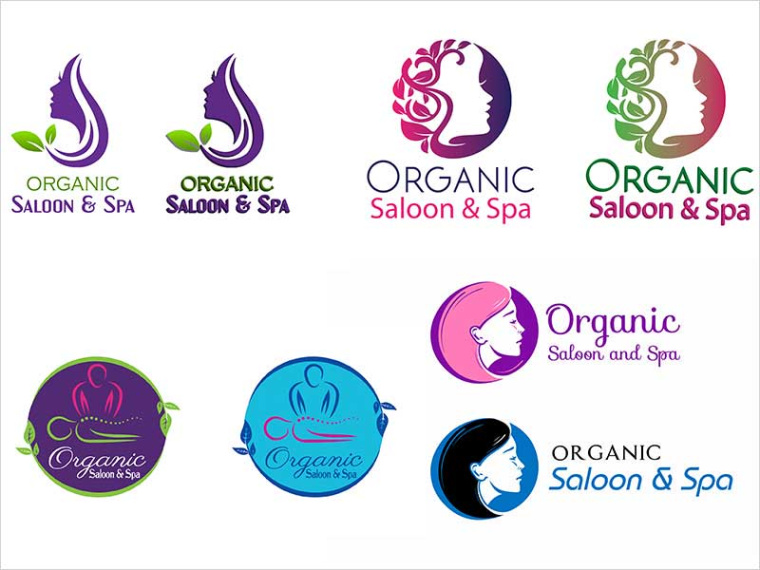 沙龍和水療中心標(biāo)志1設(shè)計(jì)