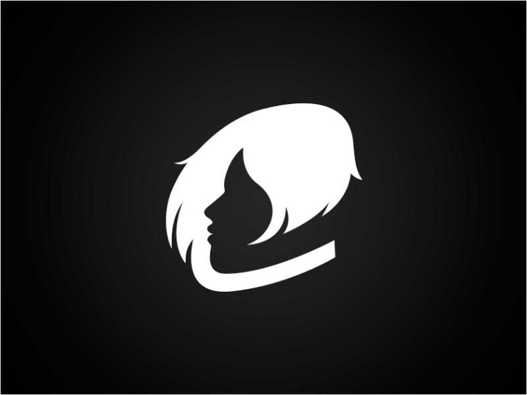 埃絲特，-Logomark美發(fā)沙龍標(biāo)志設(shè)計(jì)