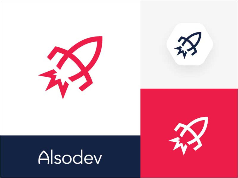 Alsodev徽標(biāo)和字標(biāo)設(shè)計(jì)