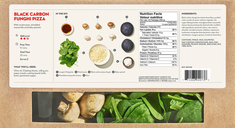 Longo''''s方便菜包裝設(shè)計(jì)，新鮮膳食套裝包裝加模塊化標(biāo)簽，有助于品牌脫穎而出
