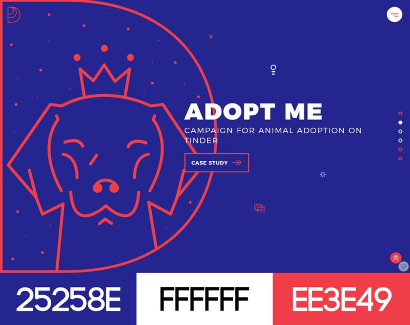 網(wǎng)站設(shè)計(jì)配色方案-Drap.Agency