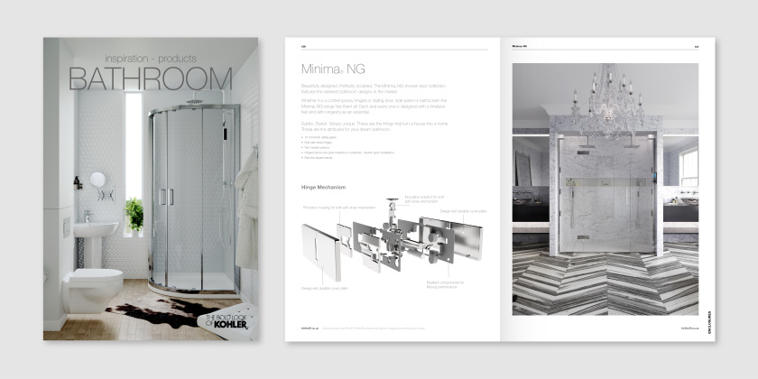 KOHLER科勒衛(wèi)浴產(chǎn)品目錄手冊(cè)設(shè)計(jì)和營(yíng)銷支持宣傳物料設(shè)計(jì)