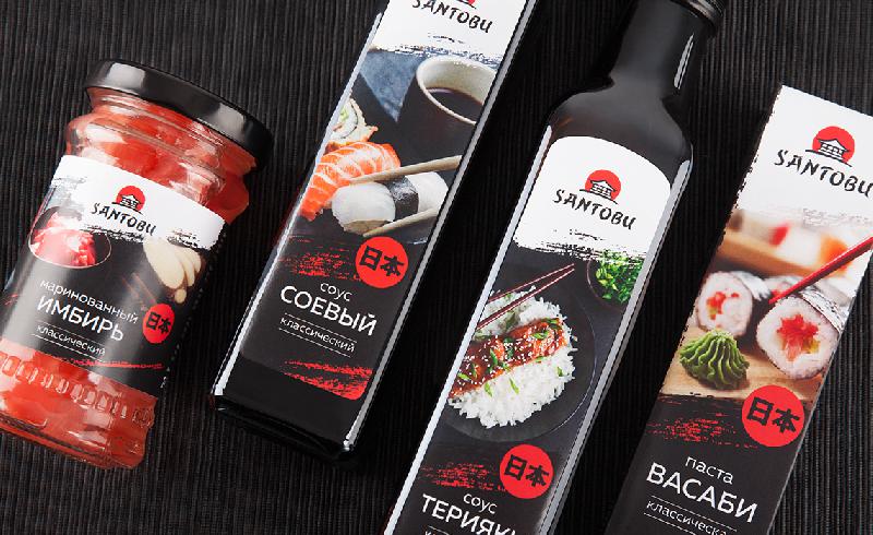 Santobu日本料理調(diào)料品包裝設(shè)計，展現(xiàn)日本烹飪藝術(shù)