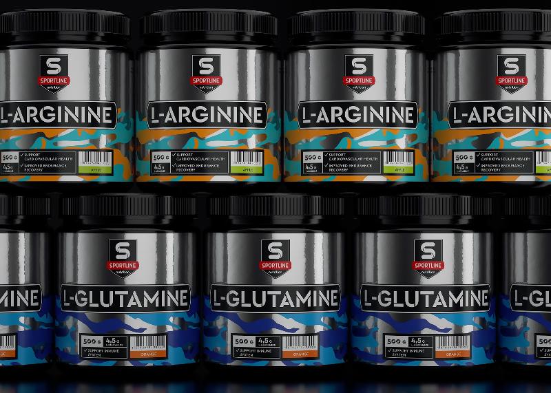 Sportline運(yùn)動營養(yǎng)補(bǔ)充劑包裝設(shè)計(jì)，金屬風(fēng)+多彩色，展現(xiàn)運(yùn)動活力