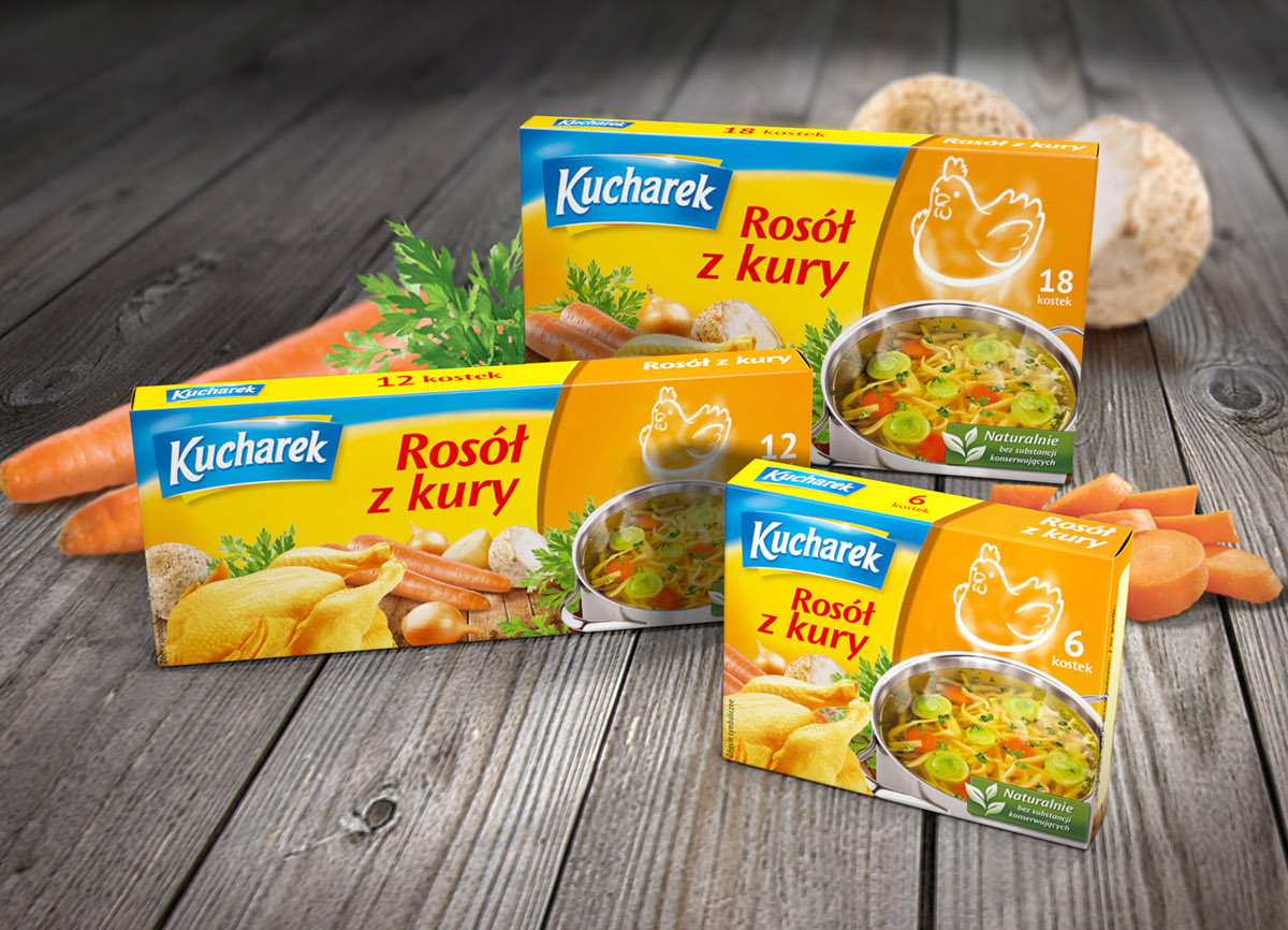 Kucharek食品調(diào)味料包裝設(shè)計(jì)——鍋上盤旋的熱氣味道符號