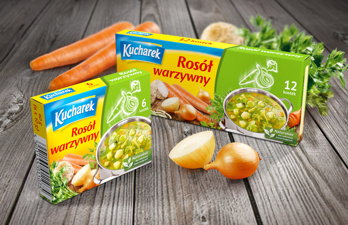 Kucharek食品調(diào)味料包裝設(shè)計(jì)——鍋上盤旋的熱氣味道符號