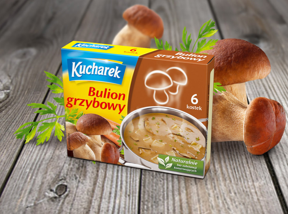 Kucharek食品調(diào)味料包裝設(shè)計(jì)——鍋上盤旋的熱氣味道符號