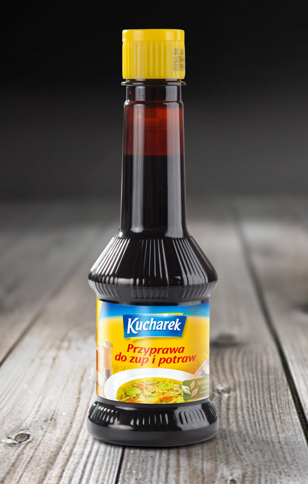 Kucharek食品調(diào)味料包裝設(shè)計(jì)——鍋上盤旋的熱氣味道符號