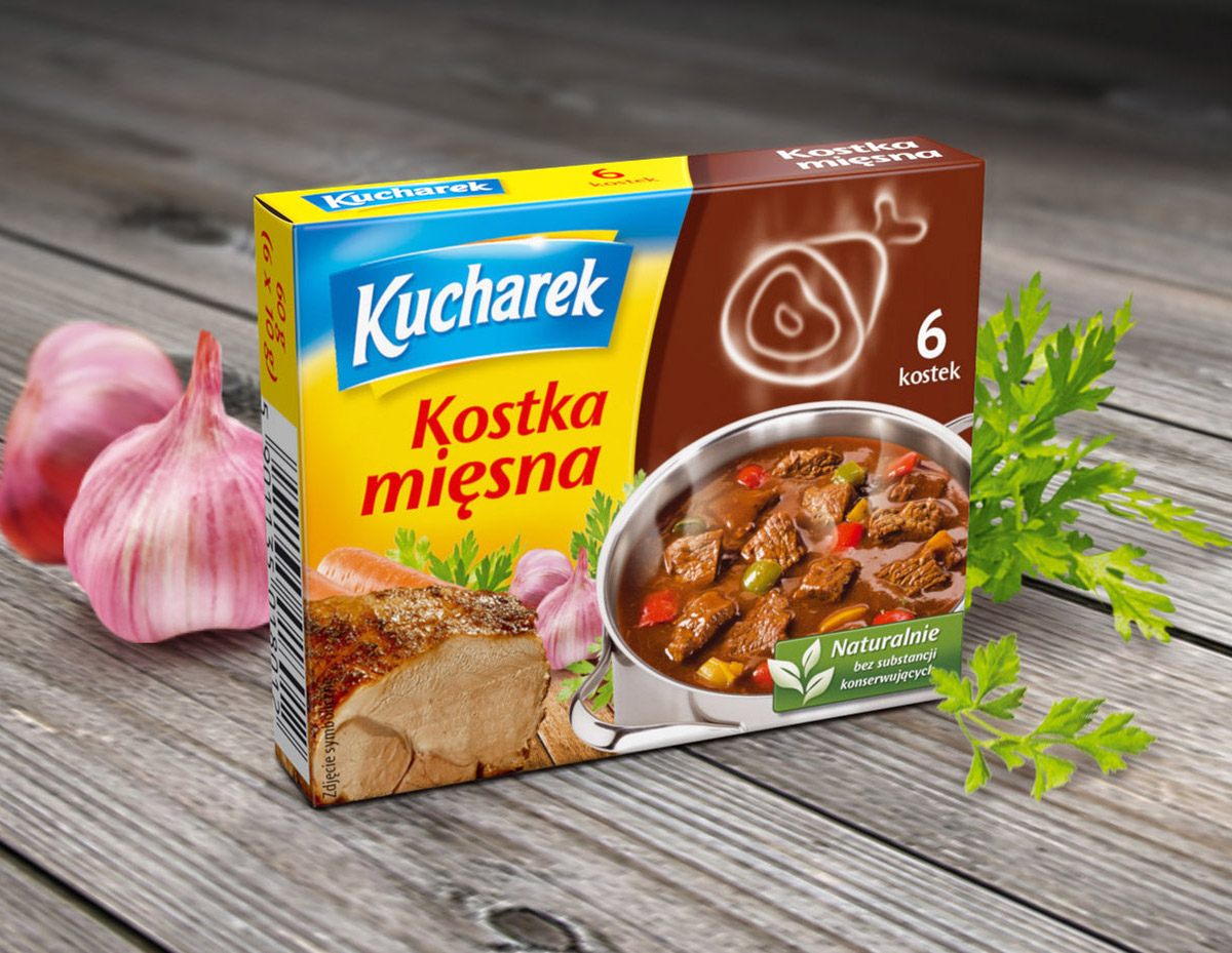 Kucharek食品調(diào)味料包裝設(shè)計(jì)——鍋上盤旋的熱氣味道符號