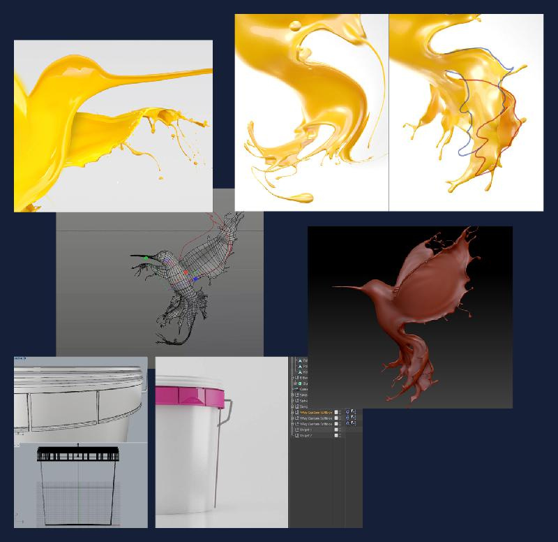 TIKKURILA 室內(nèi)油漆涂料包裝設(shè)計(jì)”飛濺的鳥(niǎo)與花“ TIKKURILA 室內(nèi)油漆涂料包裝設(shè)計(jì)”飛濺的鳥(niǎo)與花“