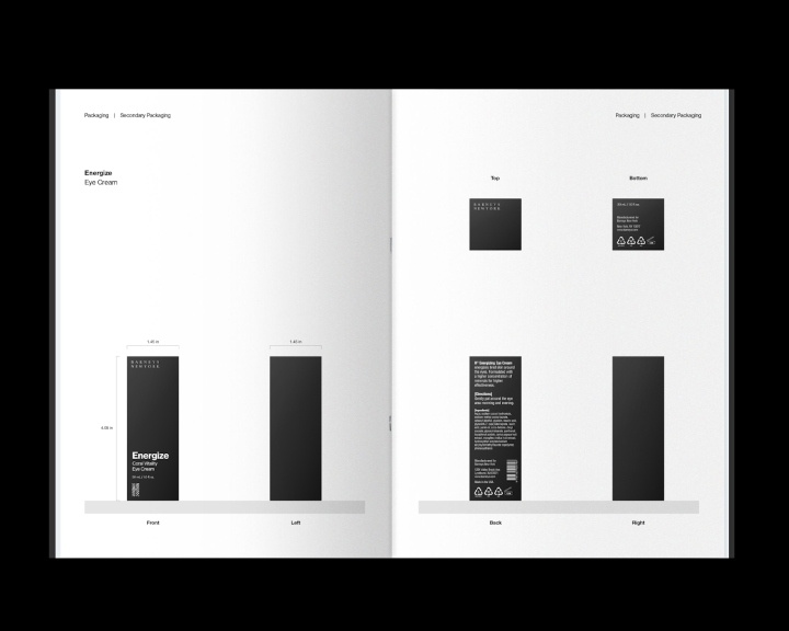 黑酷風(fēng)格男性護(hù)膚品化妝品包裝設(shè)計(jì)，設(shè)計(jì)靈感來自海洋和水