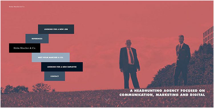 雙色調品牌特色在這丹麥網頁設計--雙色調網頁設計-上海網站設計公司教程