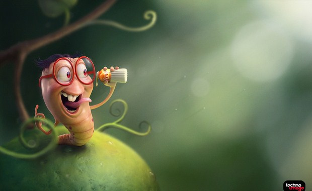 Pedro Conti吸引人的3D藝術(shù)卡通人物設(shè)計(jì)靈感-Forchets - 瓢蟲