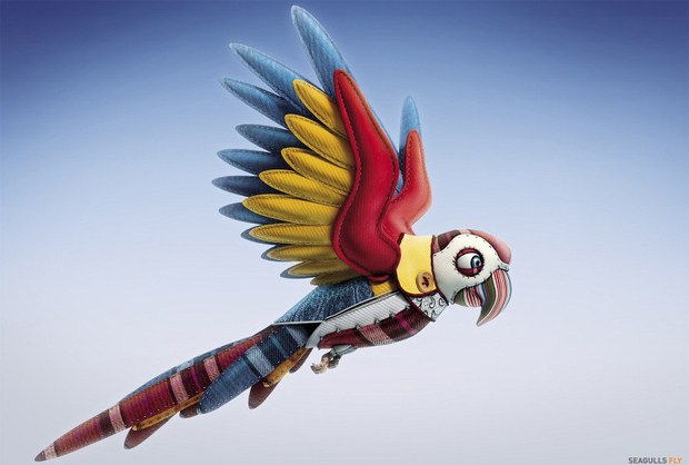 Pedro Conti吸引人的3D藝術(shù)卡通人物設(shè)計(jì)靈感-Clothworld Macaw