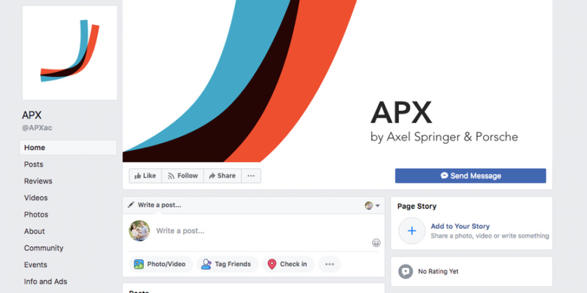 悉尼證券交易所APX Facebook頁面logo設(shè)計