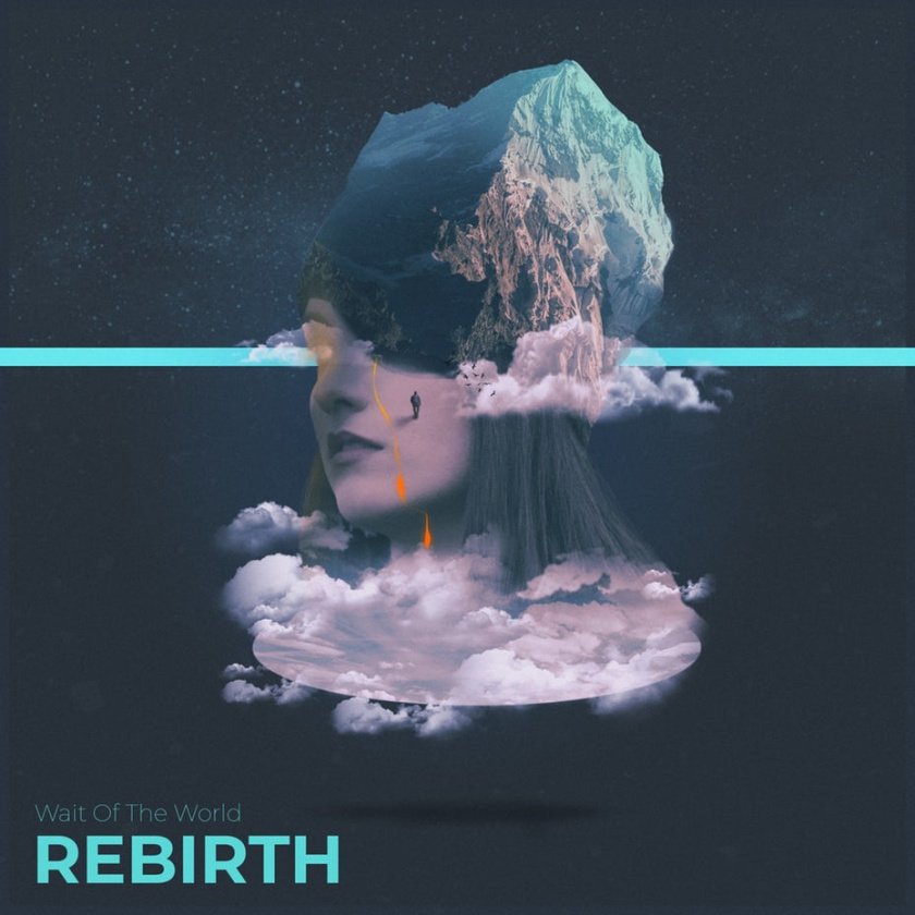 平面設(shè)計中的超現(xiàn)實主義-超現(xiàn)實專輯封面設(shè)計-飄渺的哭泣細長的頭骨女人