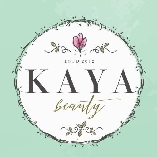 經(jīng)典的女性化和漂亮的粉紅色標(biāo)志設(shè)計(jì)-Kaya Beauty 花式徽標(biāo)標(biāo)志設(shè)計(jì)