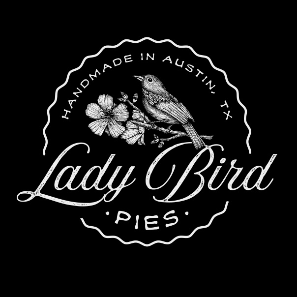 媽媽們喜歡的女性標(biāo)志設(shè)計(jì)風(fēng)格-Lady Bird Pies 鳥于植物徽標(biāo)標(biāo)志設(shè)計(jì)