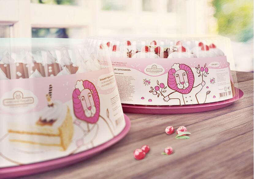 Nevsky Bereg 面包蛋糕點(diǎn)心包裝設(shè)計(jì)”快樂的獅子“插畫篇-上海食品包裝設(shè)計(jì)公司