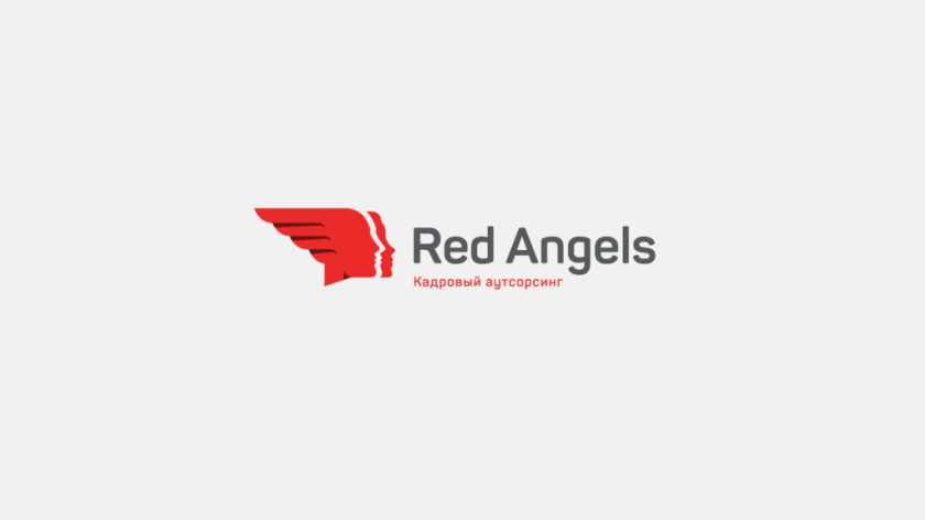 Red Angels 紅色天使農(nóng)業(yè)公司logo設(shè)計-人臉logo