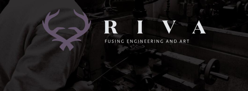 精密珠寶制造商Riva珠寶品牌logo設(shè)計-鹿角圖形logo