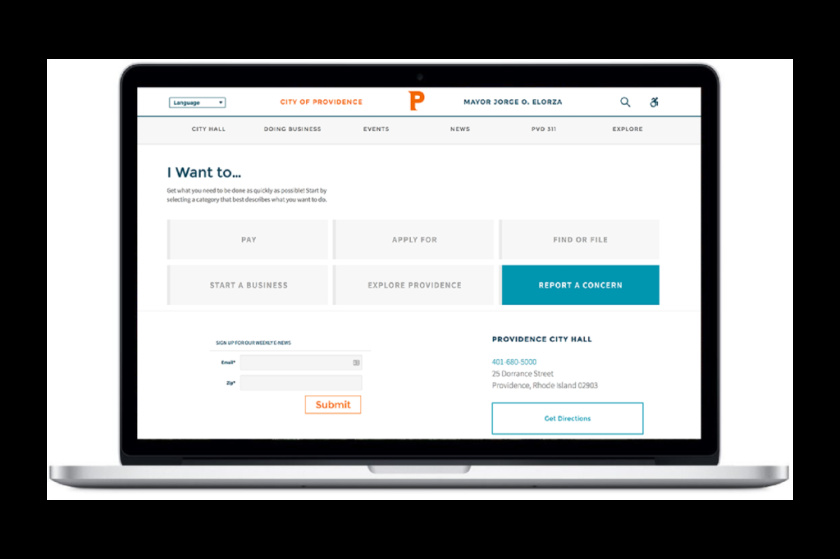 普羅維登斯市新城市網(wǎng)站設(shè)計建設(shè)，營造輕松友好的氛圍