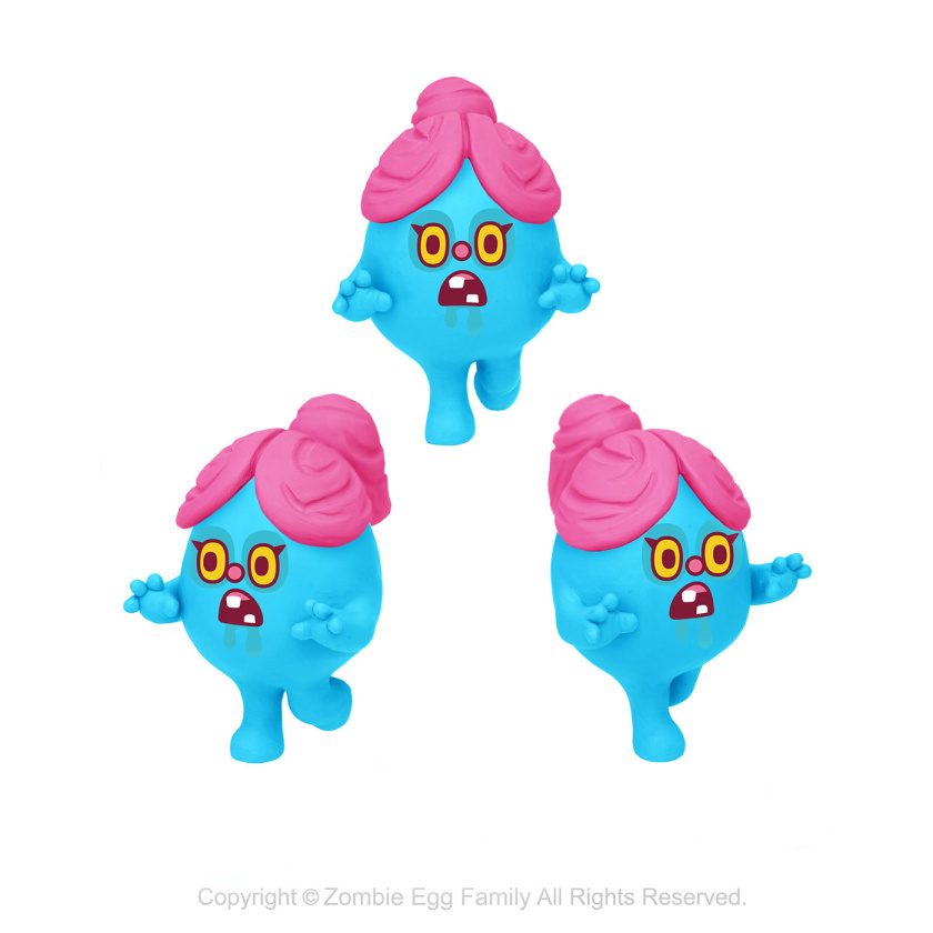 僵尸蛋家族人物設(shè)計(jì)，雞蛋吉祥物設(shè)計(jì)