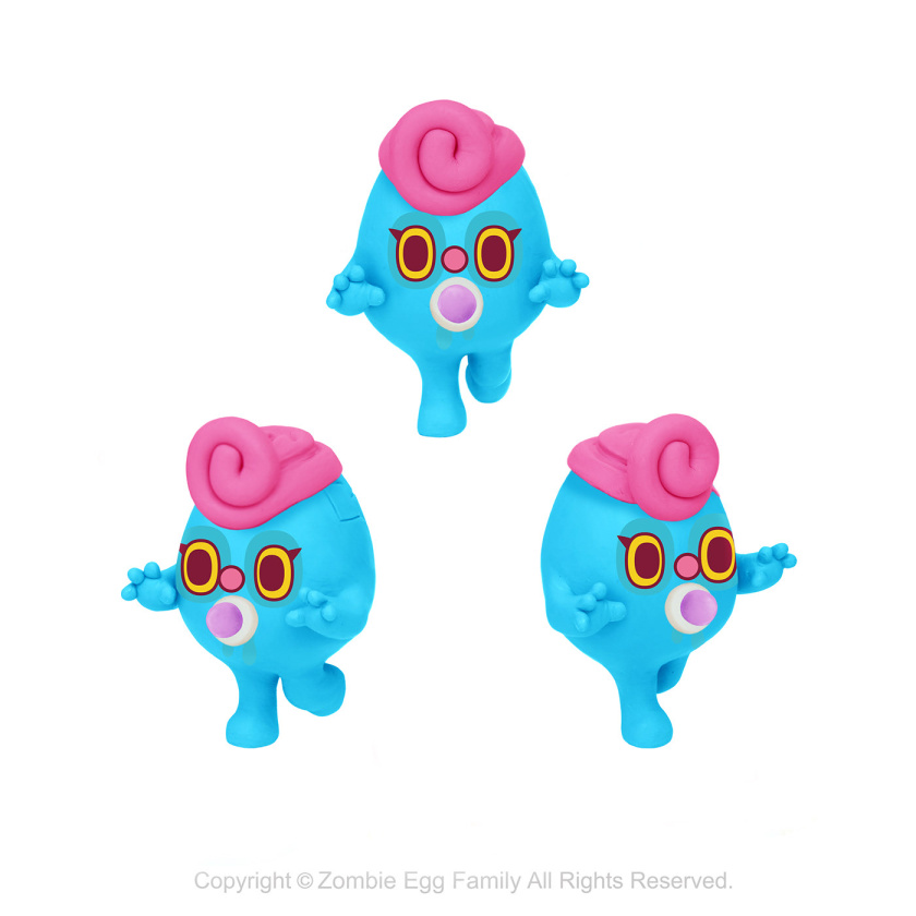 僵尸蛋家族人物設(shè)計(jì)，雞蛋3D吉祥物設(shè)計(jì)