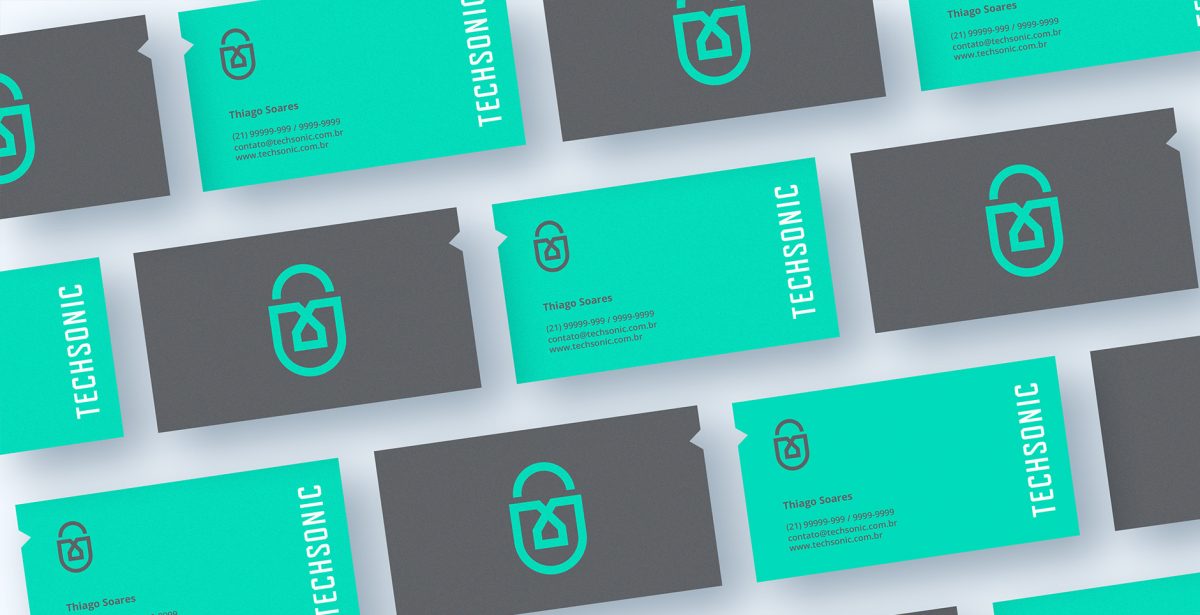 Techsonic 電子安全監(jiān)控設(shè)備公司logo設(shè)計vi設(shè)計