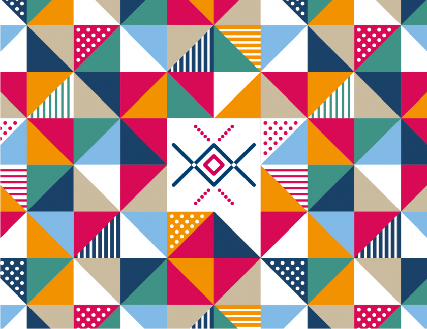 Indutexx 紡織面料品牌vi設(shè)計logo設(shè)計，幾何線條風(fēng)格