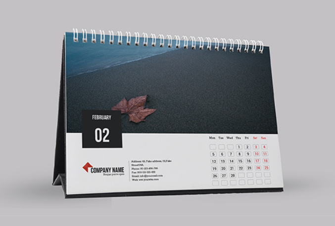 優(yōu)美景色Calendar臺(tái)歷月歷設(shè)計(jì)