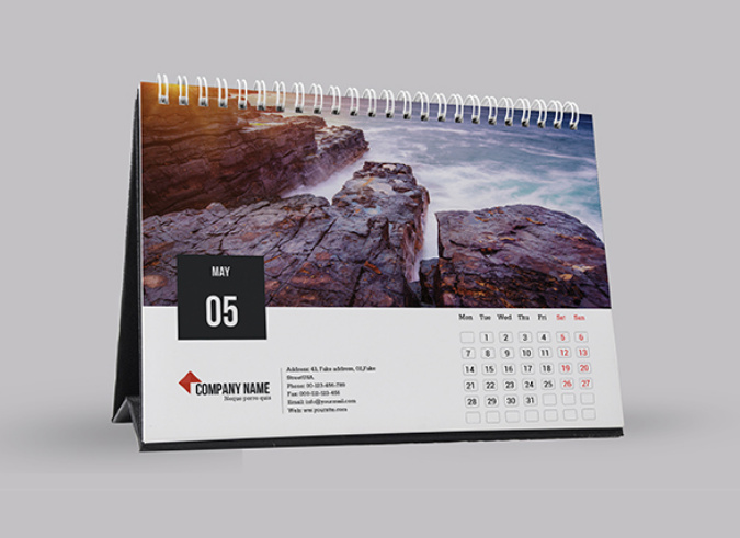 優(yōu)美景色Calendar臺(tái)歷月歷設(shè)計(jì)