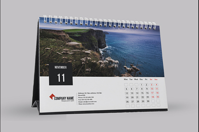 優(yōu)美景色Calendar臺(tái)歷月歷設(shè)計(jì)