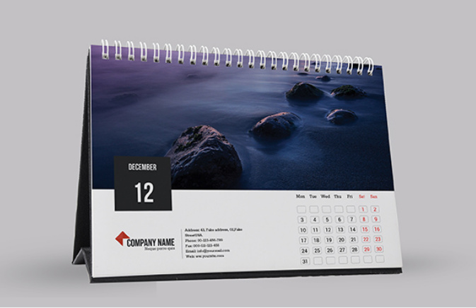 優(yōu)美景色Calendar臺(tái)歷月歷設(shè)計(jì)