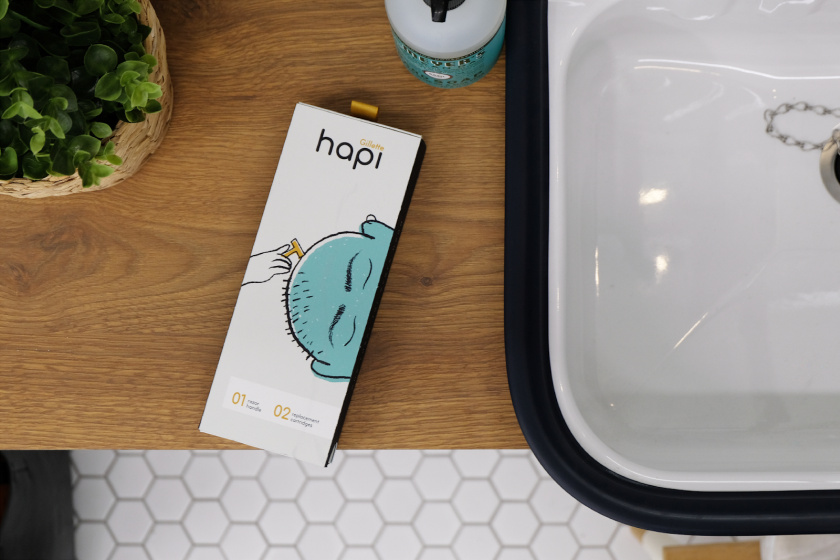 Hapi 剃須刀剃須膏套裝包裝設(shè)計(jì)“嘻哈插畫”風(fēng)格