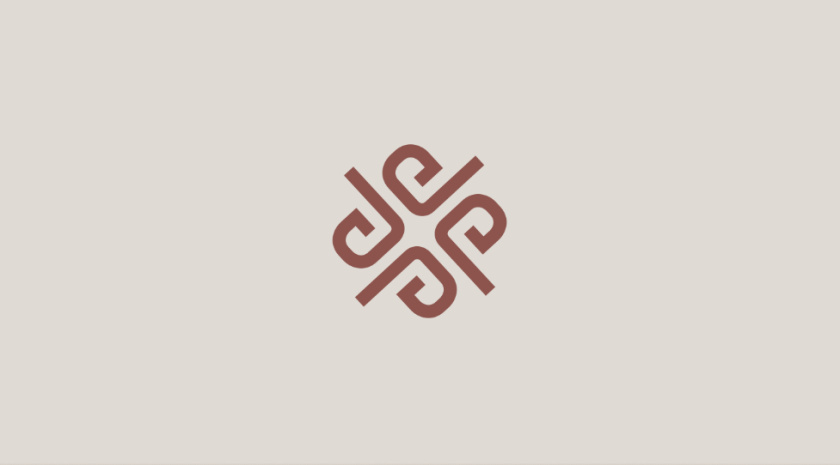 PRAEGE 4個P字母酒店logo設計