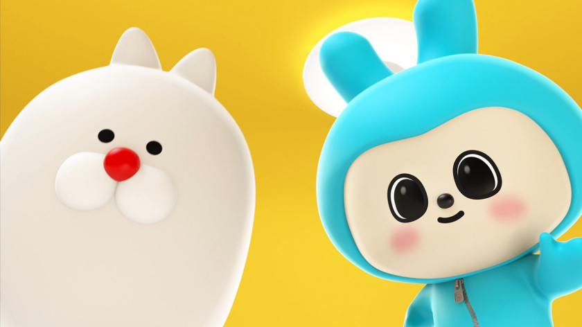 V CREW 超萌開愛風(fēng)格吉祥物設(shè)計(jì)，人物性格設(shè)定與表情包設(shè)計(jì)